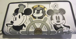 Disney Parks Loungefly Steamboat Willie Mickey Mouse Pete Minnie Wallet NWT - £44.51 GBP