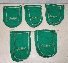 Five (5) Green Crown Royale Bags -  9&quot; Very Clean No Stains Or Odors - $464.99 MXN