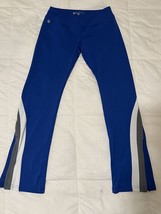 Holloway Girls Aerial Pant #229973 Girls Size M Medium Cheer Track Blue White - £7.47 GBP