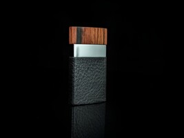 Brizard and Co Dakota Black & Ebony Venezia " Fountain Flame Pocket Lighter NIB image 3