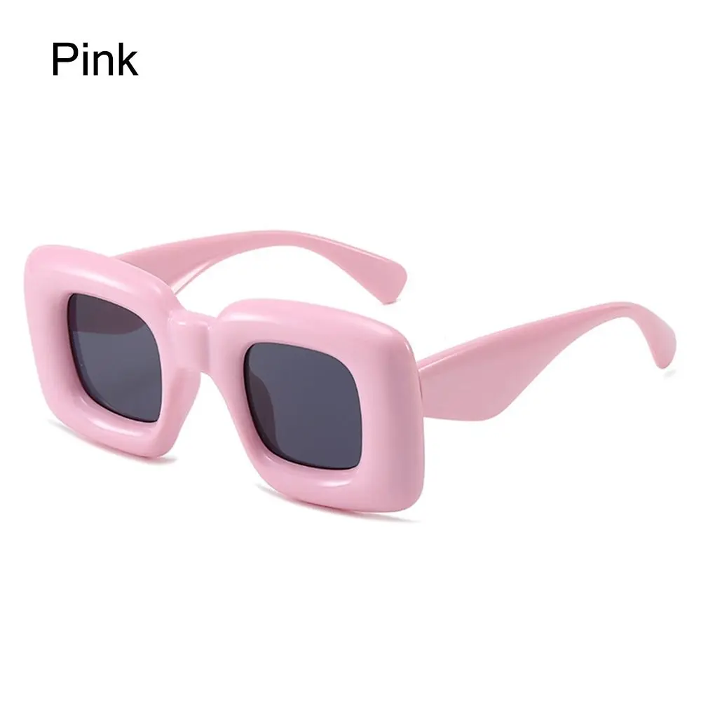 Retro Y2K Square Candy Color Women gles Shades UV400 Fashion  Designer Men Red Y - £121.72 GBP