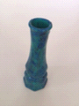 Decorative Turquoise Glass Bud Vase 6" - $24.99