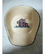 Home and Garden Party Spoon Rest Birdhouse Feed Store Splatter Ware Top Rim 2005 - £9.77 GBP