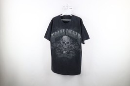 Vintage Y2K Mens Large Faded Spell Out Monster Truck Grave Digger Skull T-Shirt - £79.09 GBP