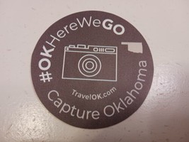 Capture Oklahoma #OK Here We Go Sticker Decal - £0.78 GBP