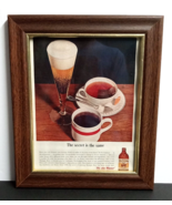 Olympia Brewing Beer Wood Framed Vintage Magazine Cut Print Ad w/ Glass ... - $19.99