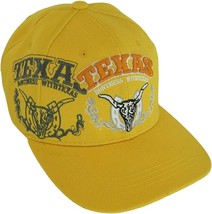 Don&#39;t Mess with Texas Men&#39;s Solid Bill Adjustable Baseball Cap (Gold) - £14.30 GBP