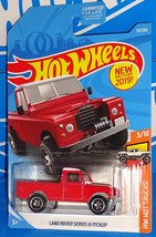 Hot Wheels New For 2019 HW Hot Trucks #111 Land Rover Series III Pickup Red - £3.09 GBP