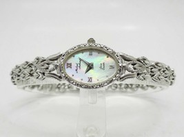 Michael Anthony Ladies Wristwatch MOP Dial 14k White Gold Bracelet - £787.66 GBP