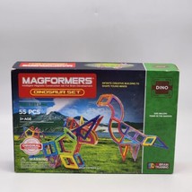 Magformers Dinosaur Set 55 Pieces Complete In Original Open Box - $42.06