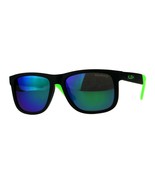 Polarized Lens Kush Sunglasses Mens Black Square Frame Mirror Lens - £16.99 GBP+