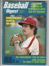 Sep 1976 Baseball Digest Magazine Larry Bowa Phillies - £7.90 GBP