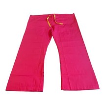 Wonderwink Petite Pink XL Scrub Bottoms Medical Uniform Pants XLP Drawst... - $21.49