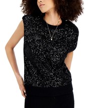 $80 Inc International Concepts Womens Sequined Sleeveless Knit Top Size Medium - £14.74 GBP