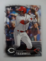 2016 Bowman Draft #BD-13 Taylor Trammell Cincinnati Reds Rookie RC Baseball Card - £1.20 GBP