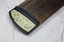 Guzheng 21 strings zither 125cm silk flower pattern Chinese string instr... - $399.00