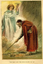 &#39;The Man and the Muck-Rake&#39; 1868 Color Illustration Pilgrim&#39;s Progress 3.75&quot;x5&quot; - £7.75 GBP