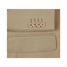 Men Renoir Suit Separate Super 140 Wool Two Button Classic Fit 508-4 Beige New image 6