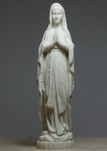 Madonna Holy Blessed Virgin Mother Mary Lady Handmade Statue Sculpture 8.66 in - £33.44 GBP