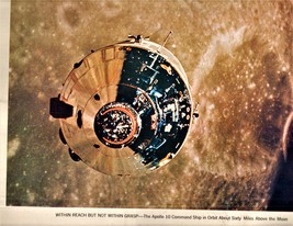NASA  Apollo 10 in Orbit 60 miles above the moon (11x14 Picture) - $9.00