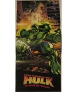 The Incredible Hulk Ultimate Destruction Poster Marvel Playstation 2 Xbo... - £15.80 GBP