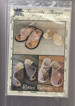 Favorite Things # 049 Pitter Patters Slippers Pattern  Infants,children,... - $2.98