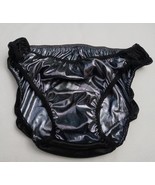 Sissy Foil Satin COSPLAY MEN Silver Metallic PEWTER Shiny Full Cut Panties - $1,819.15 MXN