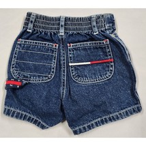 VTG Y2K Tommy Hilfiger Denim Baby Shorts 3-6M Blue Carpenter Jorts Jeans... - $13.86
