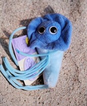 Giant Microbes Giardia by Drew Oliver Blue Plush Stuffed Toy Microbiology New - £27.75 GBP