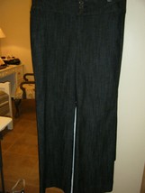Ann Taylor Modern Black White Tweed Size 14 Pants 3946 - £10.76 GBP