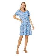 Lilly Pulitzer Women&#39;s  Dress Blue Purple Cody Sea What I Sea Fish Size ... - $69.45 CAD