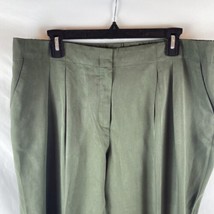 CHICO&#39;S SKIMMER CAPRI PANTS CHICO&#39;S SZ 2.5 (14) OLIVE GREEN PULL ON INSE... - £10.99 GBP