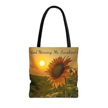 Sunflower Tote Bag - Uplifting Quotes, Shopping Bag, Casual Outings, Gift for - £20.14 GBP