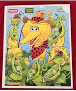 1994 Muppets Playskool Puzzle Sesame Street Big Bird Learning Series 7 Pcs - $14.36