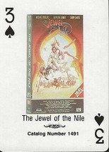 Jewel of the Nile RARE 1988 CBS Fox Promotional Playing Card Michael Dou... - £15.56 GBP