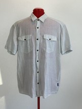 Patagonia Organic Cotton Short Sleeve Button Up Camp Hawaiian LARGE Shirt - £19.46 GBP