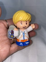 FISHER-PRICE~Little People Come Sit With Me EDDIE SCHOOL BUS RIDER Figure - $4.95