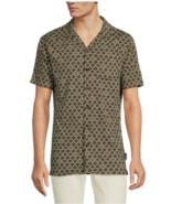 Karl Lagerfeld Paris Medallion Camp Button Shirt ( M ) - $2,068.48 MXN
