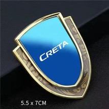 Car Sticker Emblems Side Shield Car Styling Logo  Auto Body Window For creta ix2 - £39.50 GBP