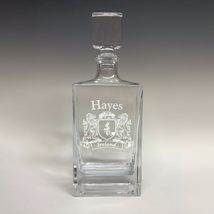 Hayes Irish Coat of Arms Deluxe Whiskey Decanter - £50.09 GBP