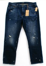 Lucky Brand 410 Athletic Slim Distressed Destroyed Blue Denim Jeans Men&#39;... - $119.99