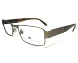 Argyleculture Eyeglasses Frames Dorsey GLD Gold Brown Matte Wire Rim 55-... - $74.58