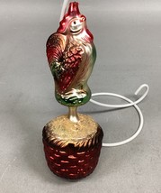 1998 Christopher Radko Rise &amp; Shine Rooster 7&quot; Ornament 98-082-0 No Topper - $14.85