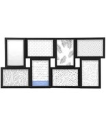 Melannco 24 x 12 Inch 8 Opening Photo Collage Frame, Displays Four 4x6 a... - $530.50 MXN