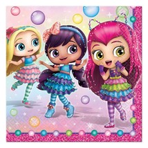 Little Charmers Dessert Beverage Napkins Birthday Party Supplies 16 Per Package - £3.31 GBP