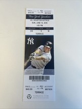 2010 New York Yankees Houston Astros 6/13 Full  Ticket Robinson Cano HR ... - $20.00