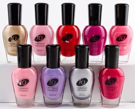Buy 2 Get 1 Free (Add 3 ) Pro 10 Professional Nail Laquer Polish (Choose Colors) - £2.86 GBP+