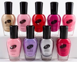 BUY 2 GET 1 FREE (Add 3 ) Pro 10 Professional Nail Laquer Polish (CHOOSE... - $3.58+