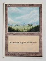 1995 PLAINS LAND MAGIC THE GATHERING TRADING GAME CARD MTG VINTAGE RETRO - $2.99