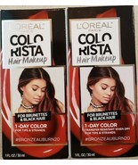 2 PACK Loreal Colorista Hair Makeup 1 Day Color Bronze Auburn 20 - £11.59 GBP